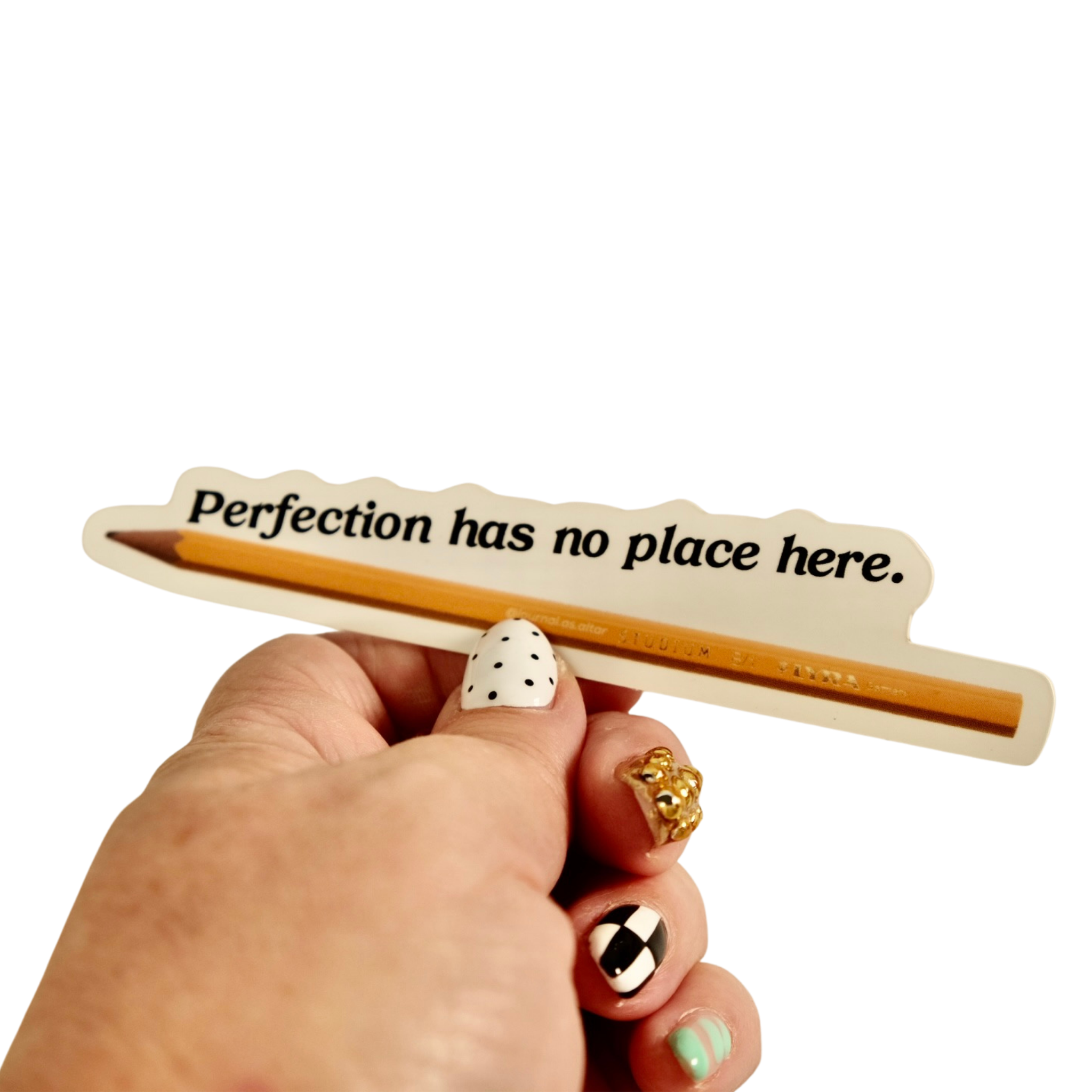 Perfection, No! Sticker