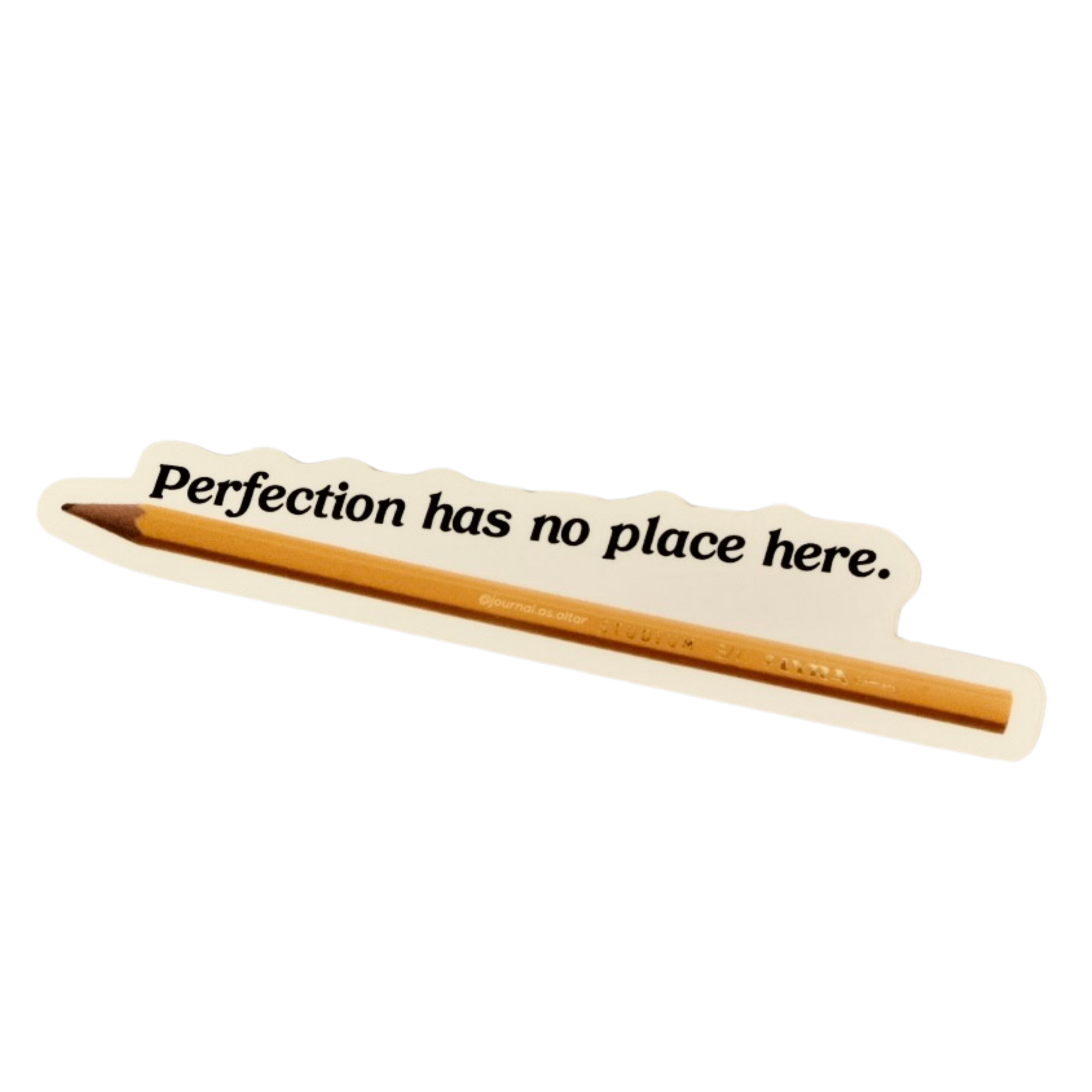 Perfection, No! Sticker