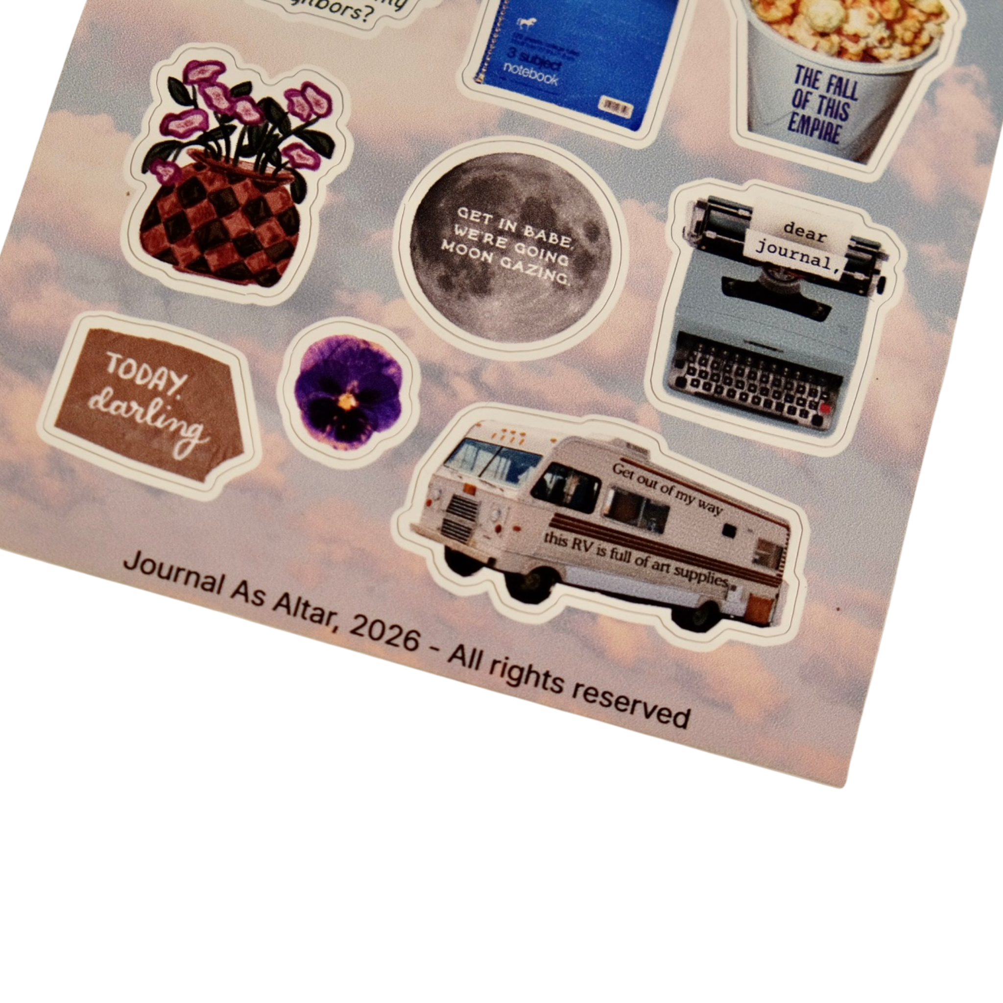 The Essential JAA Sticker Sheet