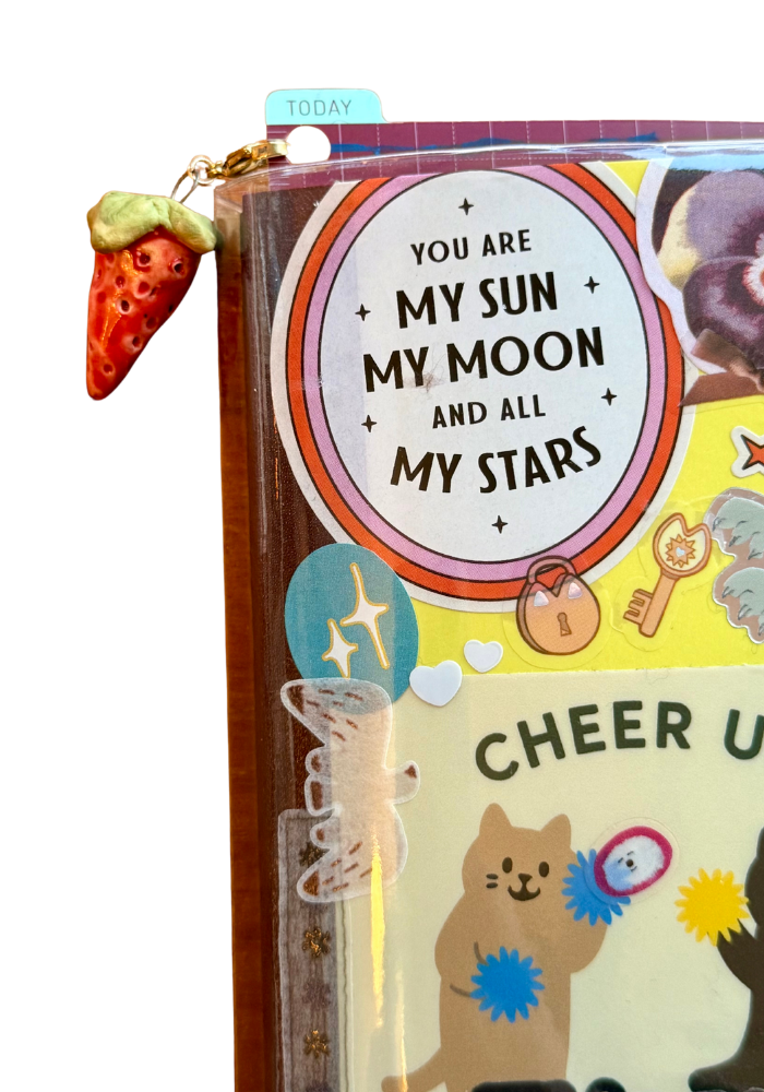 Dangle Journal Charm Srrawberry