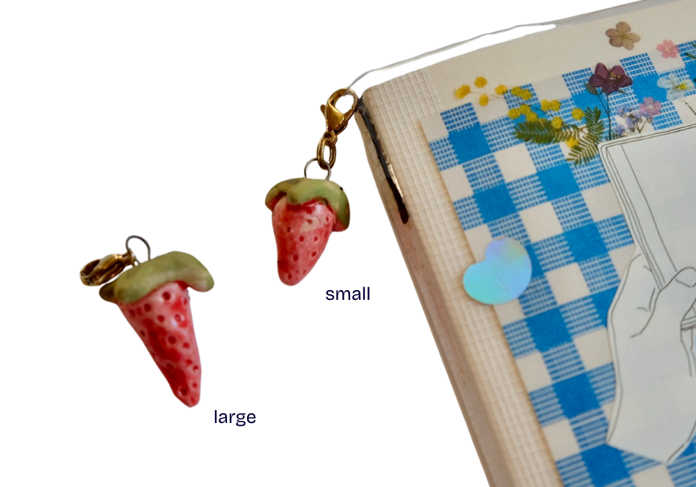 Dangle Journal Charm Srrawberry